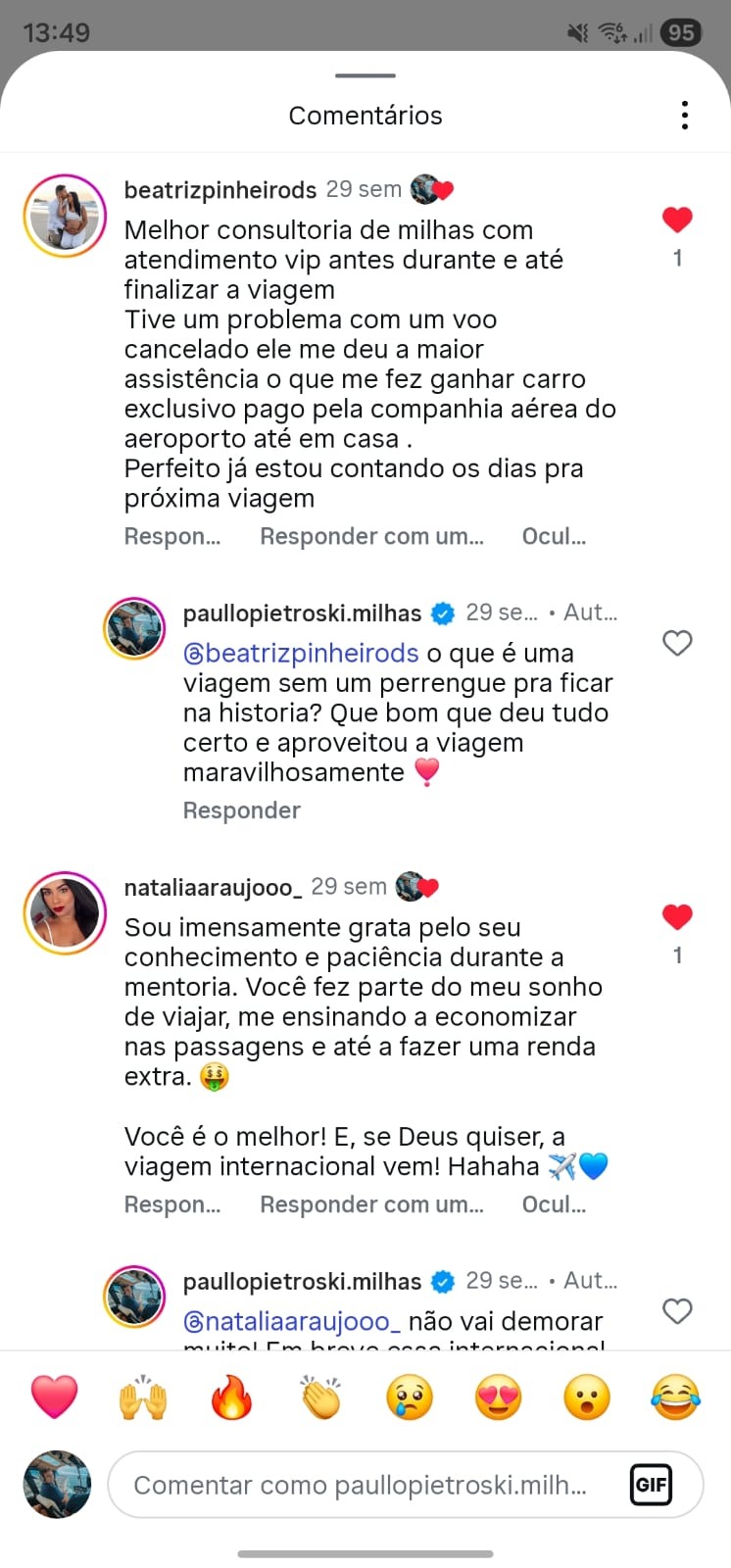 Depoimento cliente