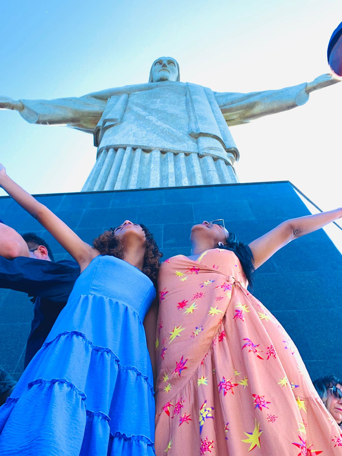 Bia e Gi no Cristo Redentor
