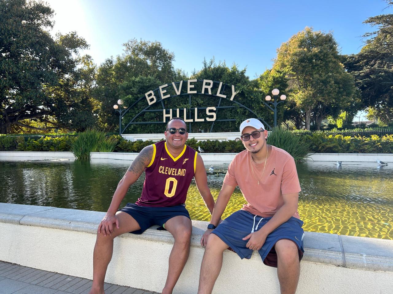 Rodrigo e Richard em Beverly Hills